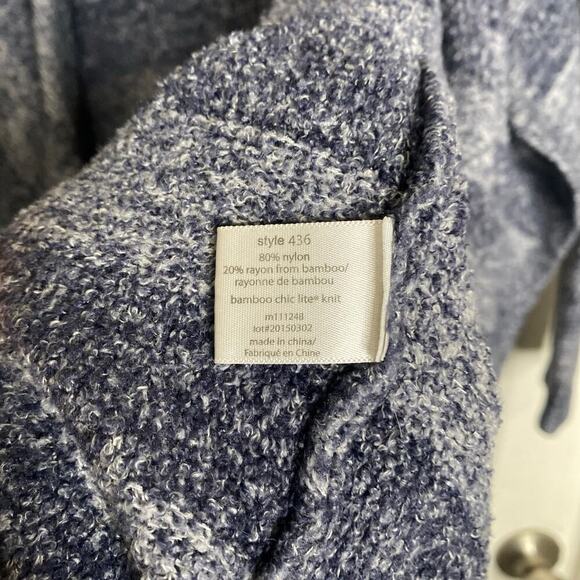 BAREFOOT DREAMS Bamboo Chic Lite Calypso Wrap Size S/M Style 436 Lounge Comfy - Picture 5 of 7